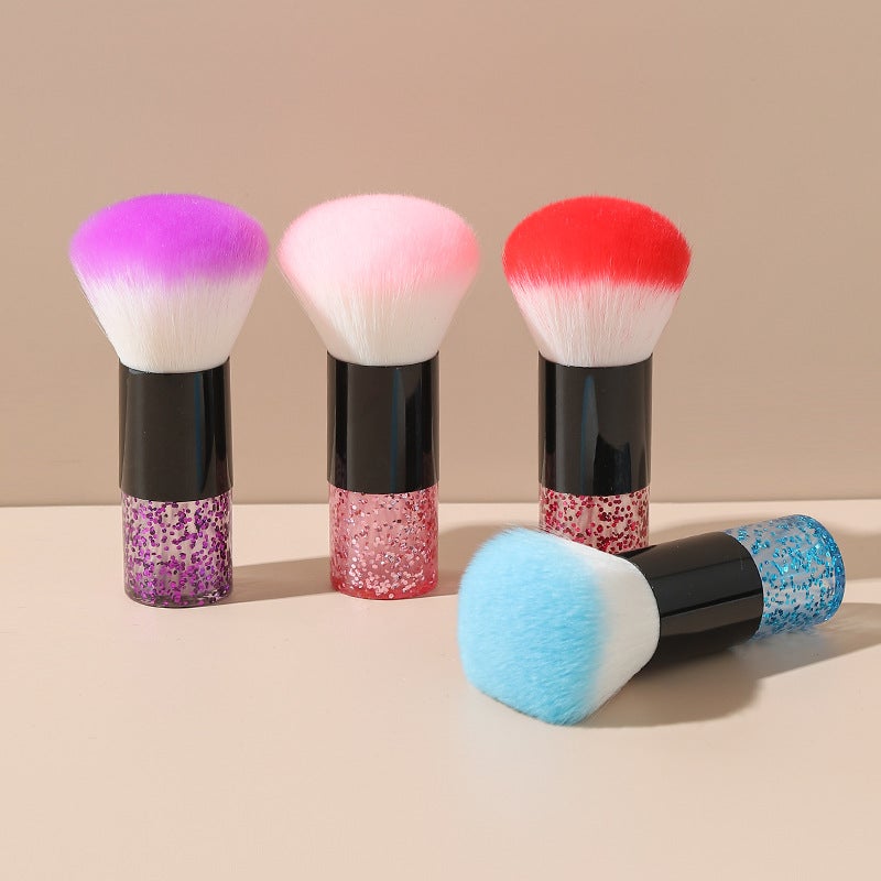 Small Pangdun Seamless Foundation Brush Bb Cream Brush Mushroom Head Makeup Brush Portable Round Head No Powder Flat Head Beginners - Image 2